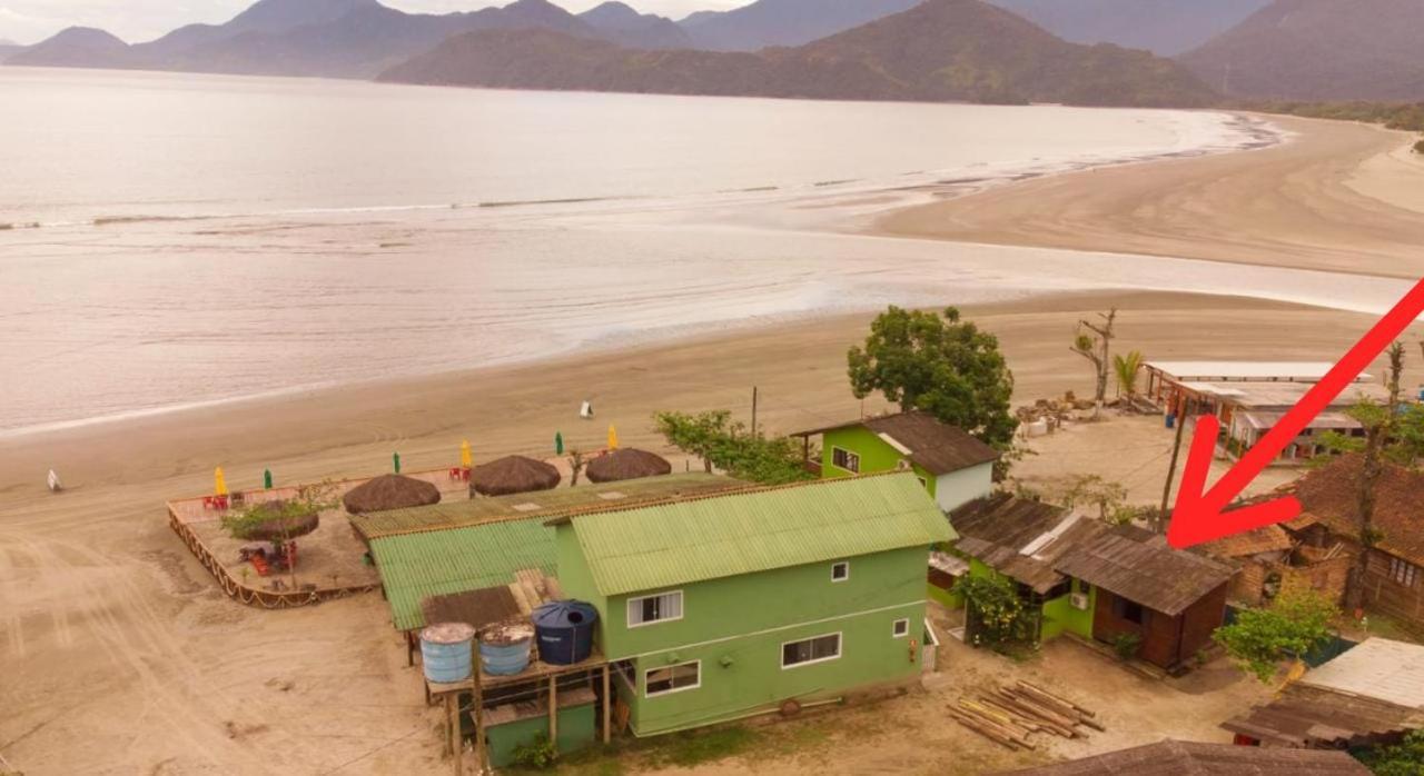 827 Chale Pe Na Areia, Completo Na Praia Do Estaleiro Em Ubatuba - 1 Dormitorio, 1 Banheiro, 1 Vaga De Garagem 外观 照片