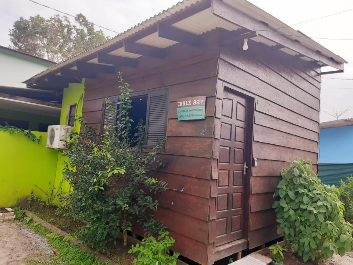 827 Chale Pe Na Areia, Completo Na Praia Do Estaleiro Em Ubatuba - 1 Dormitorio, 1 Banheiro, 1 Vaga De Garagem 外观 照片
